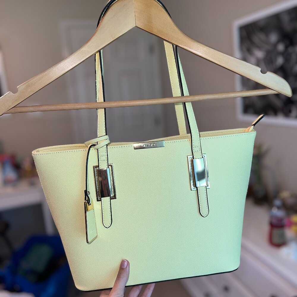 Pastel Yellow Aldo Tote